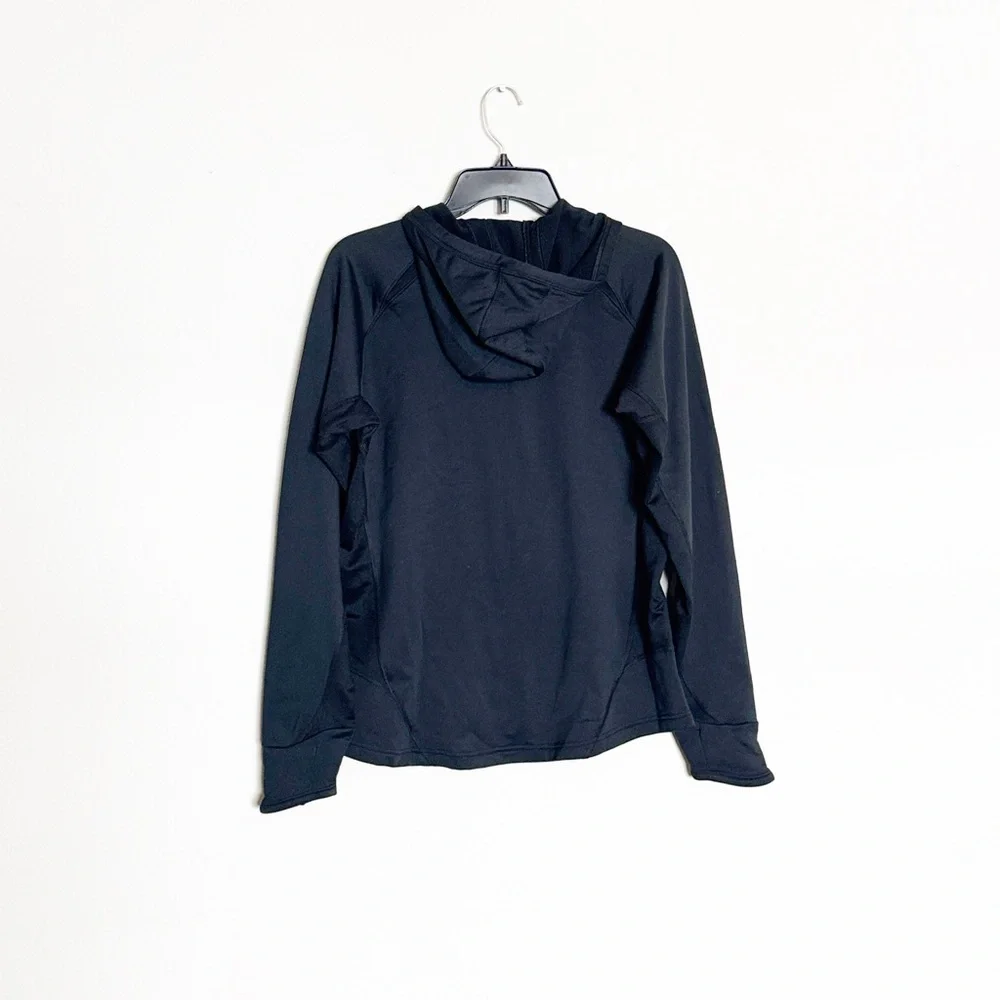 🌿Final Sale Nike Black Fit Dry Lined 1/4 Zip Hooded‎ Pullover